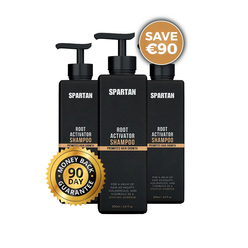 Shampoing Activateur de Racines Spartan — 3 Bouteilles